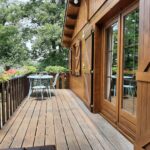 Chalet le refuge durbuy terrasse