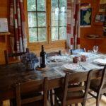 Chalet le refuge durbuy table dressée